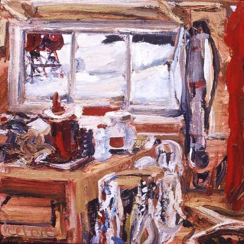 Still Life in the Tack Shed - Lazy Shamrock Ranch, Colorado
Oil painting by Lee Lee