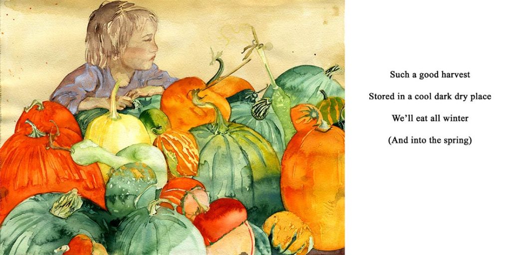 Acequia: watercolor and poetry - a multi-generational collaboration that follows the story of a year in Grandpa's garden by Lee Lee, Thatcher Gray & Peter Thatcher Leonard