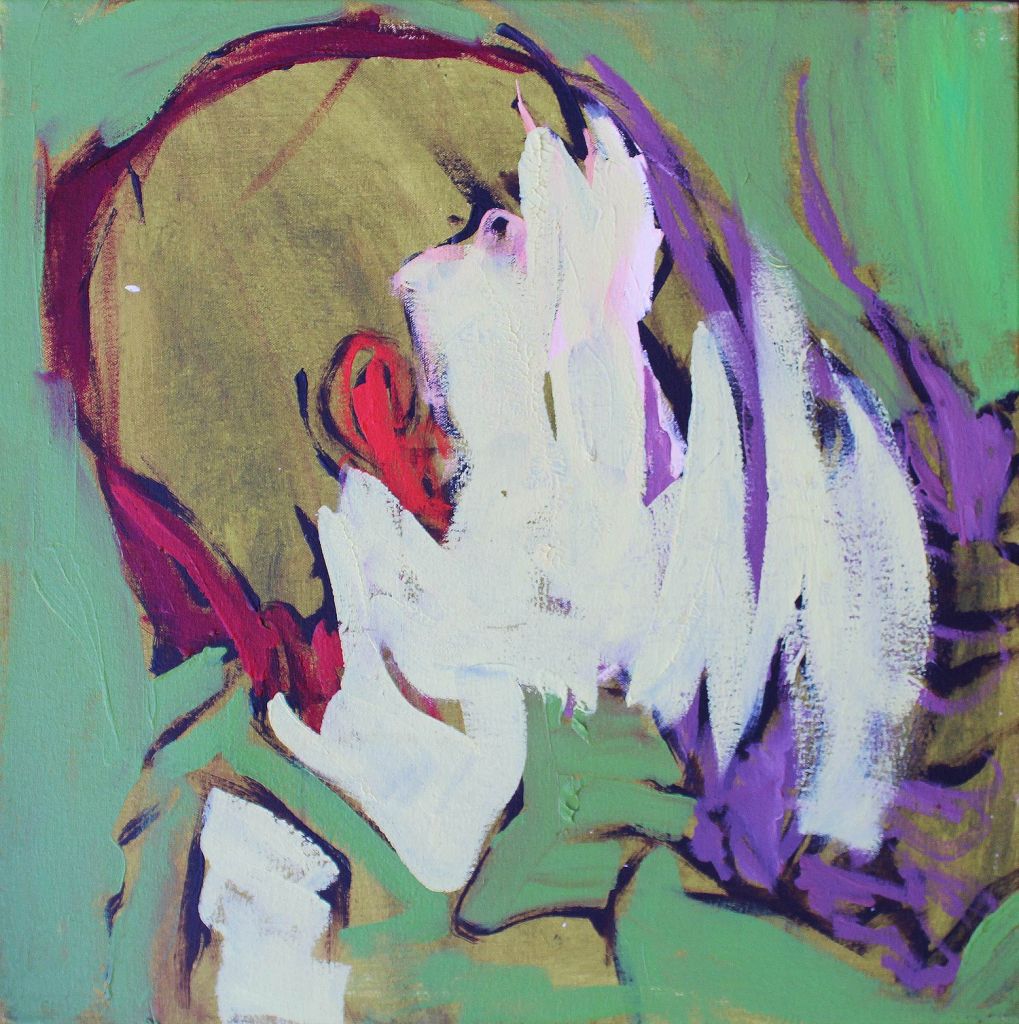 Lee Lee - oil painting from a school for the blind in Saigon, Vietnam