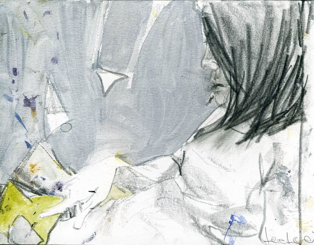 Lee Lee - Portraits from Ho Chi Minh City, Vietnam
Mixed media artwork, including watercolor, pencil & pastel on paper