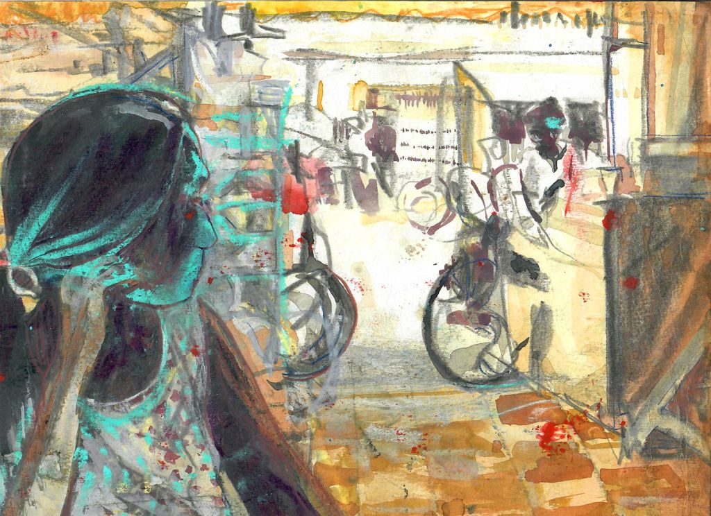 Lee Lee - Portraits from Ho Chi Minh City, Vietnam
Mixed media artwork, including watercolor, pencil & pastel on paper